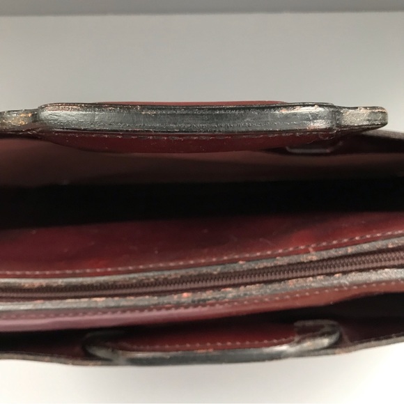 Hartmann Leather Vintage Mahogany Document Executive Briefcase 1940’s Lawyer - Picture 7 of 15